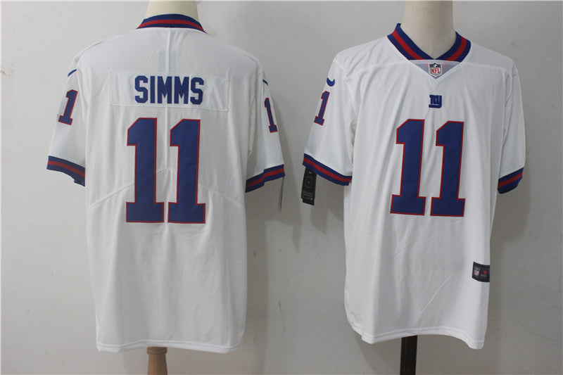 Phil Simms New York Giants white jersey