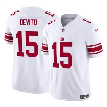 Tommy DeVito New York Giants white FUSE jersey