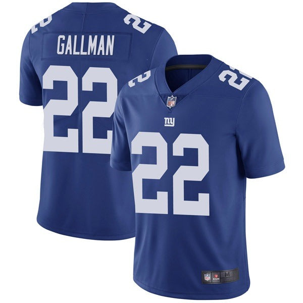 Wayne Gallman New York Giants blue jersey