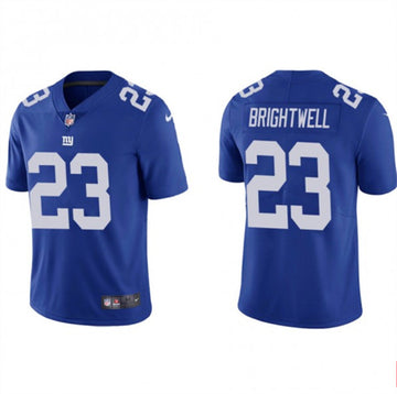 Gary Brightwell New York Giants blue jersey