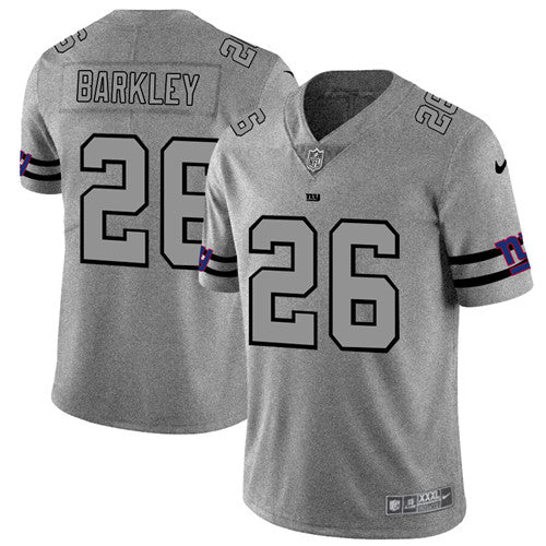 Saquon Barkley New York Giants gray jersey