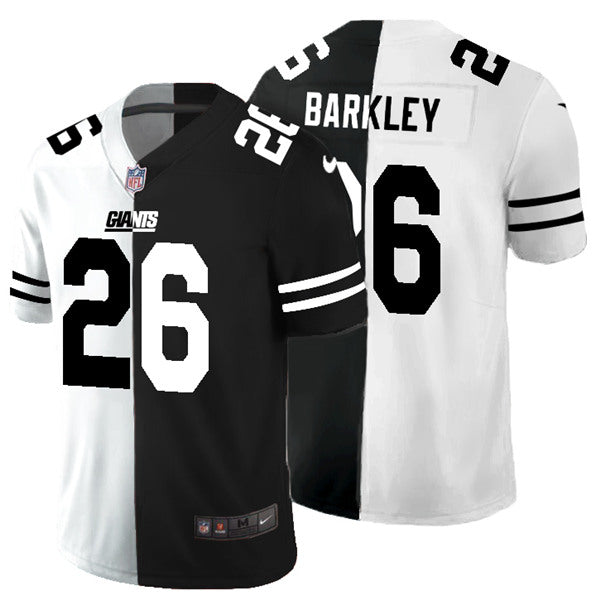 Saquon Barkley New York Giants black Split jersey