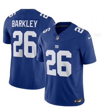 Saquon Barkley New York Giants blue FUSE jersey