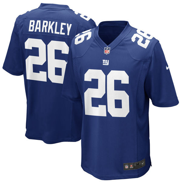 Saquon Barkley New York Giants royal jersey