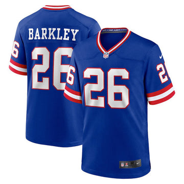 Saquon Barkley New York Giants royal Game jersey