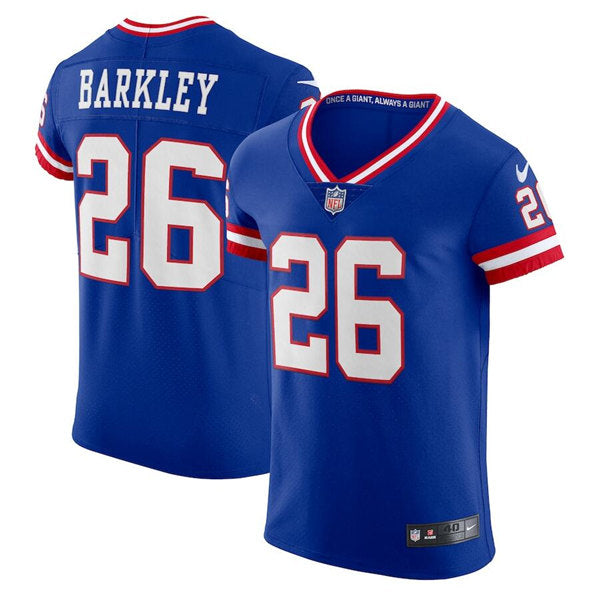 Saquon Barkley New York Giants royal Elite jersey