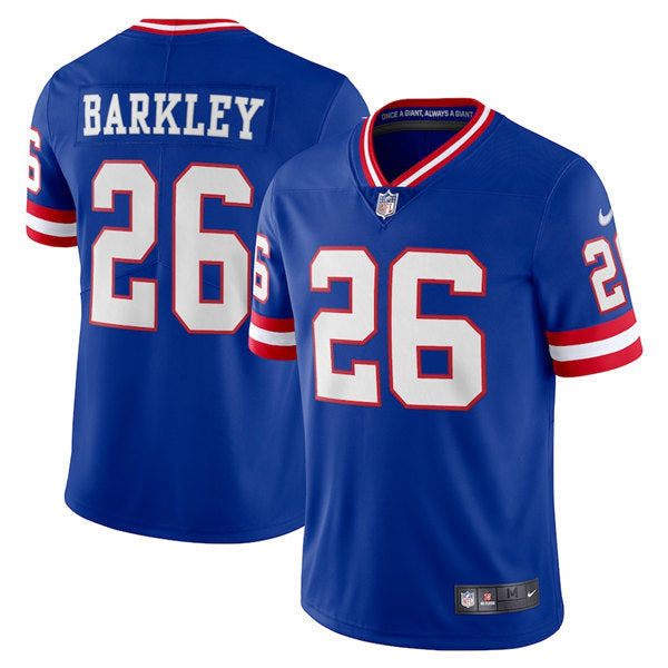 Saquon Barkley New York Giants royal jersey