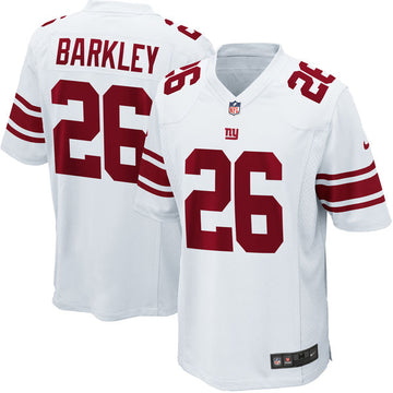 Saquon Barkley New York Giants white Game jersey