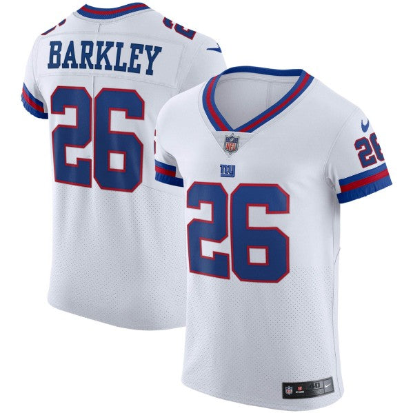 Saquon Barkley New York Giants white Elite jersey