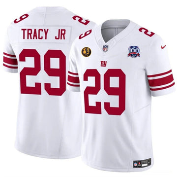 Tyrone Tracy Jr New York Giants white FUSE jersey
