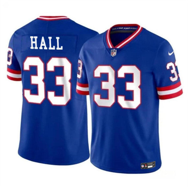 Hassan Hall New York Giants royal FUSE jersey