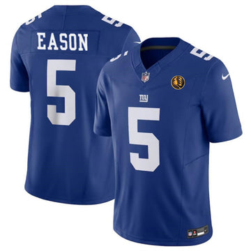 Jacob Eason New York Giants blue FUSE jersey