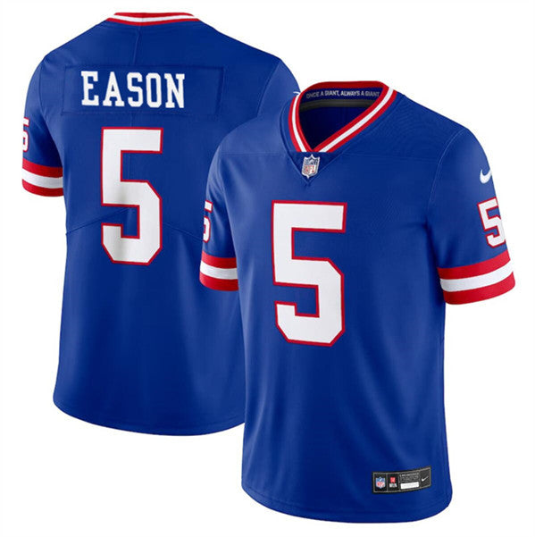 Jacob Eason New York Giants royal FUSE jersey