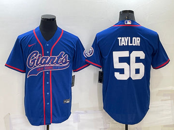 Lawrence Taylor New York Giants blue jersey