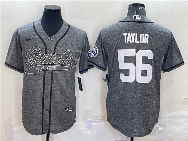 Lawrence Taylor New York Giants gray jersey