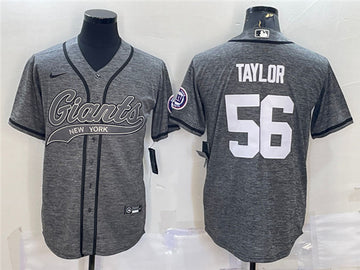Lawrence Taylor New York Giants gray jersey
