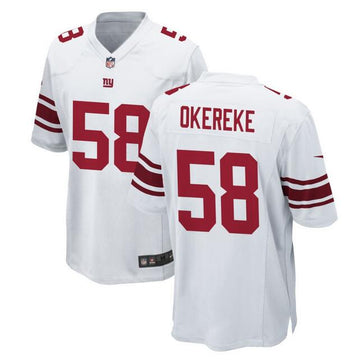 Bobby Okereke New York Giants white Game jersey