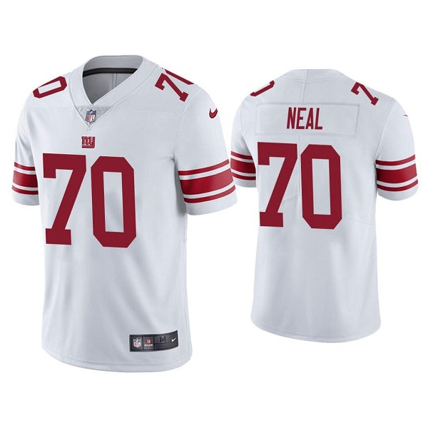 Evan Neal New York Giants white jersey