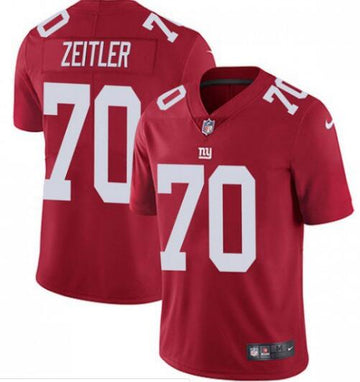 Kevin Zeitler New York Giants red jersey