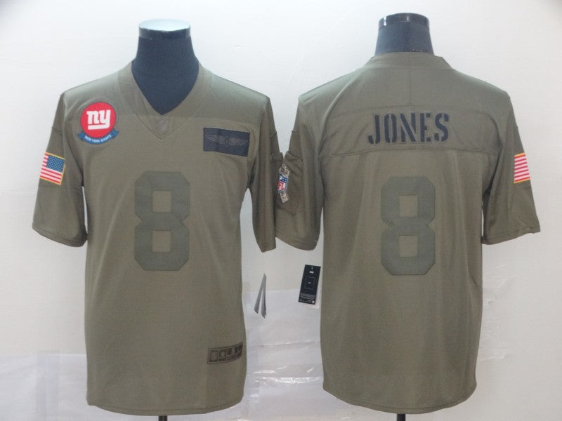 Daniel Jones New York Giants camo Salute To Service jersey