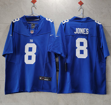 Daniel Jones New York Giants blue FUSE jersey