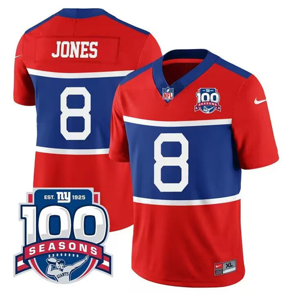 Daniel Jones Century New York Giants red jersey
