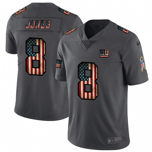 Daniel Jones New York Giants grey Salute To Service jersey