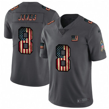 Daniel Jones New York Giants grey Salute To Service jersey
