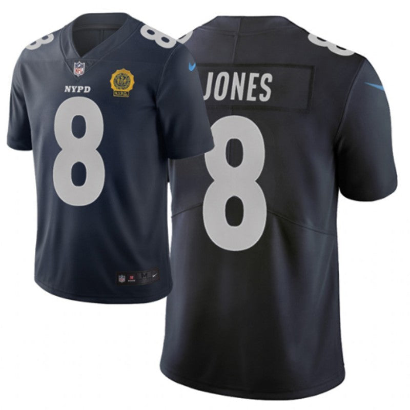 Daniel Jones New York Giants navy City Edition jersey