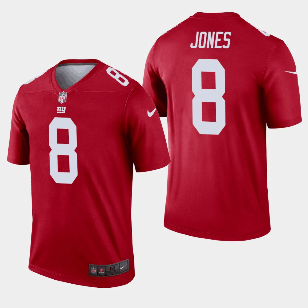 Daniel Jones New York Giants red Inverted Legend jersey