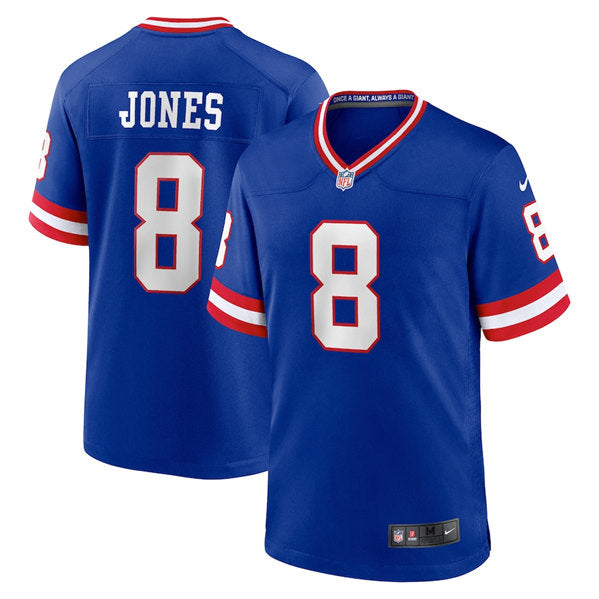 Daniel Jones New York Giants royal Game jersey