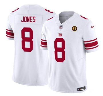 Daniel Jones New York Giants white FUSE jersey