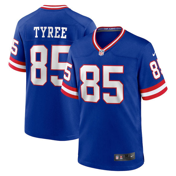 David Tyree New York Giants royal Game jersey