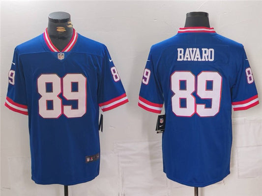 New York Giants #89 Mark Bavaro Royal Classic Retired Player Jersey