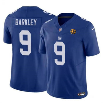 Matt Barkley New York Giants blue FUSE jersey