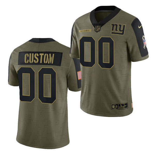 New York Giants olive Salute To Service jersey