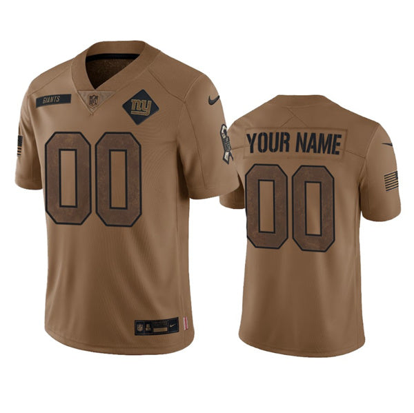 Custom New York Giants brown jersey