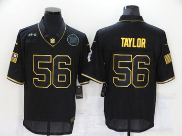 Custom New York Giants black Salute To Service jersey