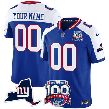 Custom New York Giants royal FUSE jersey
