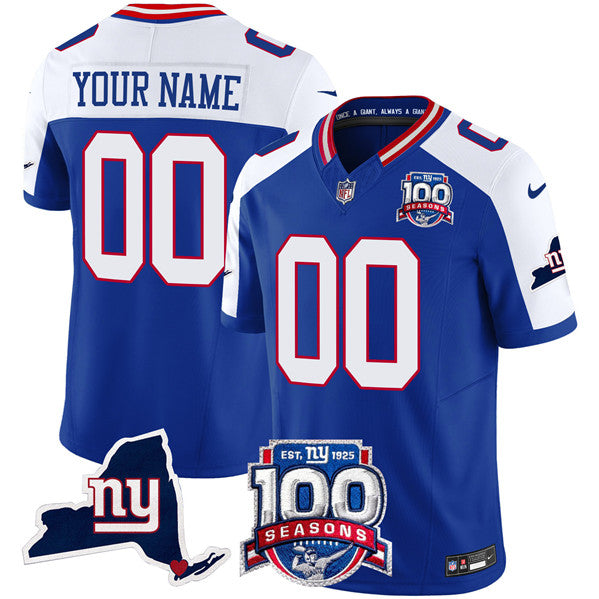 Custom New York Giants royal FUSE jersey