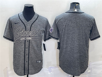 Custom New York Giants gray jersey