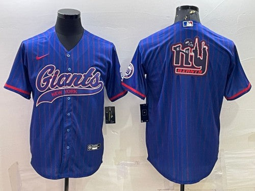 New York Giants blue jersey