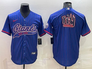 New York Giants blue jersey
