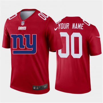 Custom New York Giants red Inverted Legend jersey