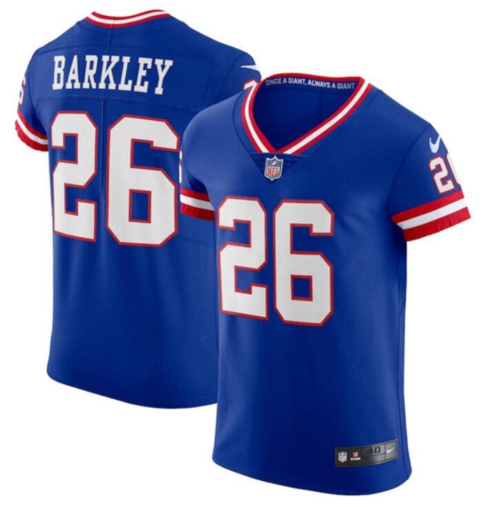 Custom New York Giants royal Elite jersey