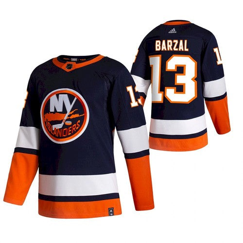 Mathew Barzal New York Islanders black Reverse Retro jersey