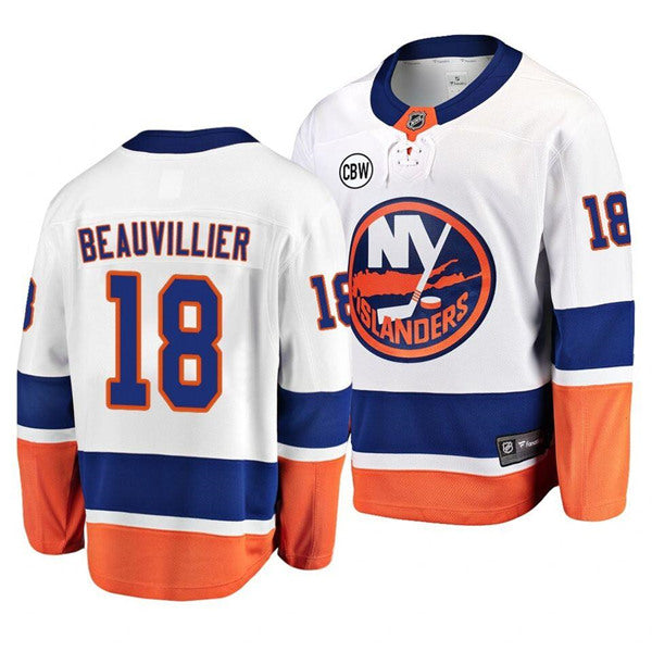 Anthony Beauvillier New York Islanders white jersey