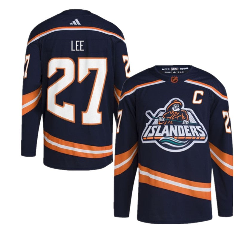 Anders Lee New York Islanders navy Reverse Retro jersey