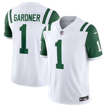Sauce Gardner New York Jets white FUSE jersey