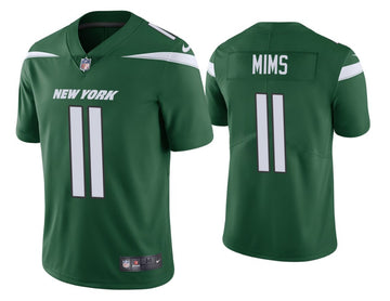 Denzel Mims New York Jets green jersey